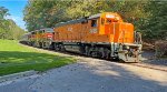 LTEX 1419 comes to Akron to start the first train of the day.